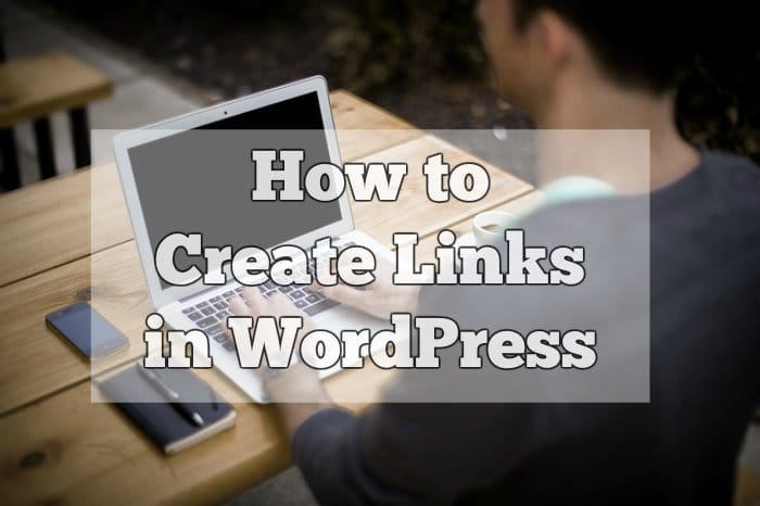 How to create links in wordpress