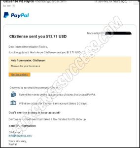 Clixsense Payment Proof August 2014