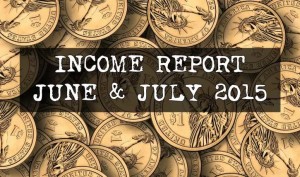 june & july income report
