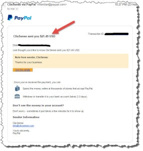Clixsense Payment Proof November 2015