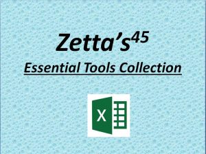 zettas essential excel tools