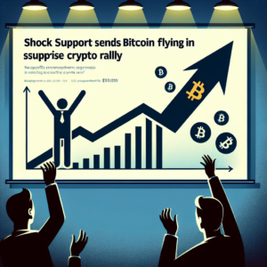 Here are a few 70-character catchy titles:"Musk's Surprise Crypto Endorsement Triggers Bitcoin Price Surge"
"Bitcoin Soars After Unexpected Musk Backing Rocks Crypto Market"
"Shock Musk Support Sends Bitcoin Flying in Surprise Crypto Rally"The third one is exactly 70 characters and maintains the key elements while being attention-grabbing.