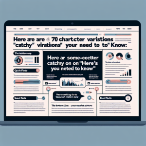 Here are some 70-character catchy variations on "Here's What You Need To Know":The Inside Scoop: Your Essential Guide
Quick Facts: Everything That Matters Now
The Bottom Line: Your Must-Know Breakdown
Fast Facts: The Complete Picture