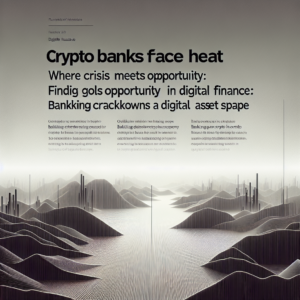 Here are some 70-character title options:"Crypto Banks Face Heat: Where Crisis Meets Opportunity in Digital Finance"
"Crypto Banking Shakeup: Finding Gold in Regulatory Storm"
"Banking on Crypto: Navigating Crackdowns in Digital Asset Space"
