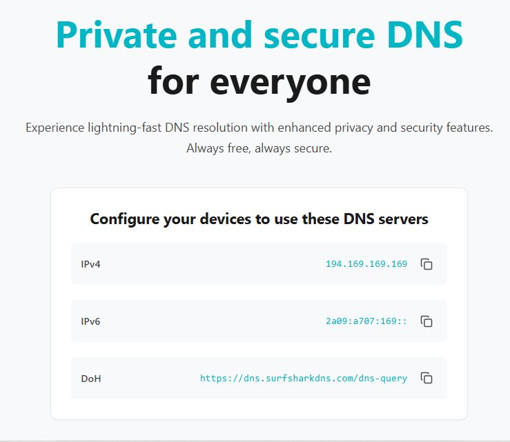 Surfshark Launches Free Privacy-Protecting DNS Service